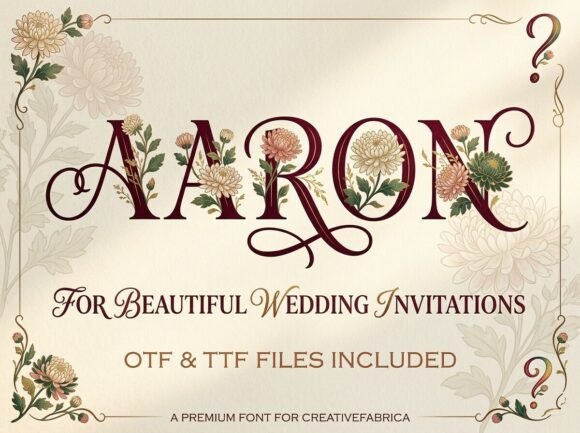 Aaron: A Striking Display Font for Bold, Creative Projects