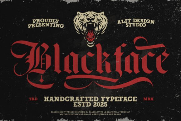 Black Face: Unleash Bold Blackletter Typography