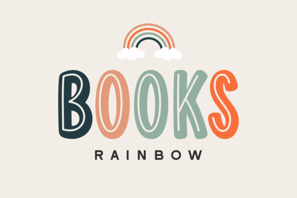 Books Rainbow Font: A Vibrant Choice for Creative Projects