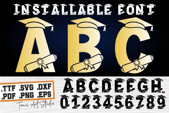 Celebrate Milestones with a Unique Graduate Monogram Font