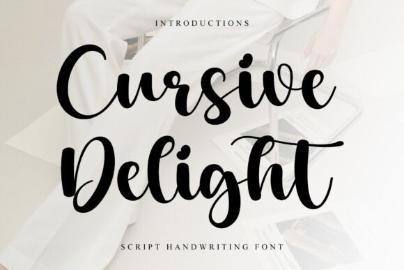Cursive Delight: A Sweet and Elegant Handwritten Font