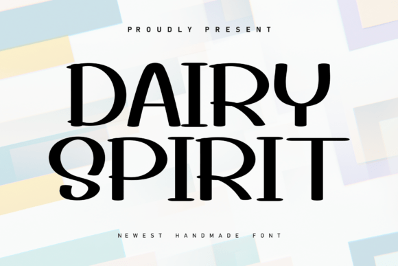 Dairy Spirit: A Handwritten Font for Modern Design