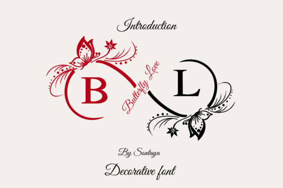 Discover the Beauty of Butterfly Love Font