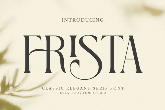 Frista: Elegant Typography for Modern Design