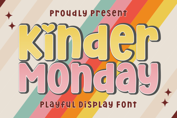 Kinder Monday: A Font That Brings Joy to Your Designs