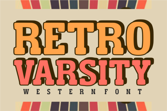 Retro Varsity: A Nostalgic Display Font
