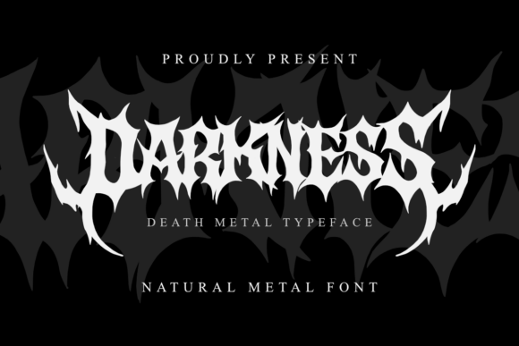 Unleash the Brutal Aesthetic: The Darkness Font